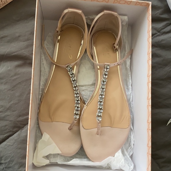 Wedding sandals, worn only once - Picture 2 of 6